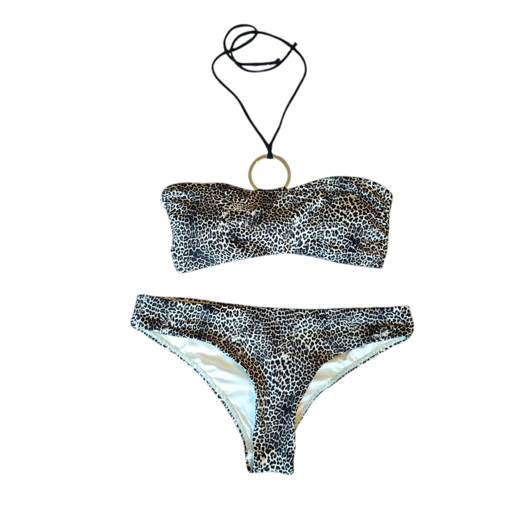 TOUCHE Talla Leopard Print Bikini  0p940-81, 0b940-81 Medium